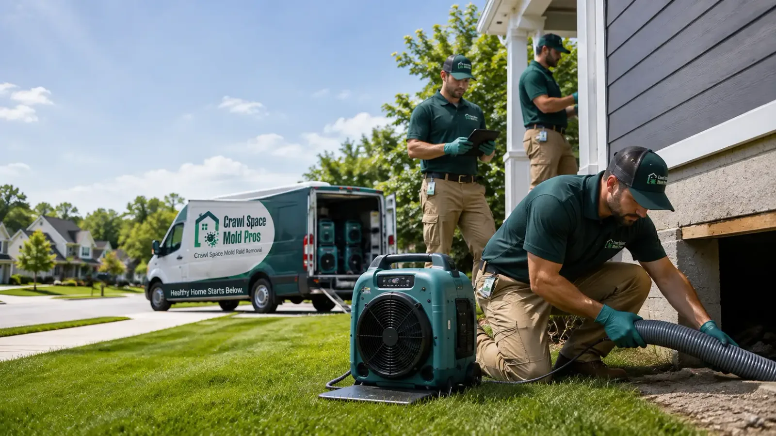 Crawl Space Mold Removal in Walhalla, MI
